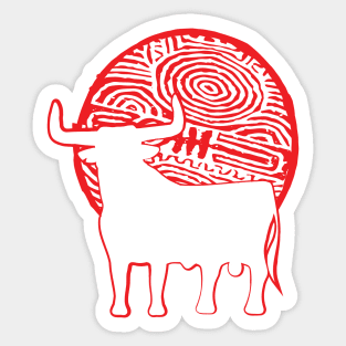 Toro de Polynesia Sticker